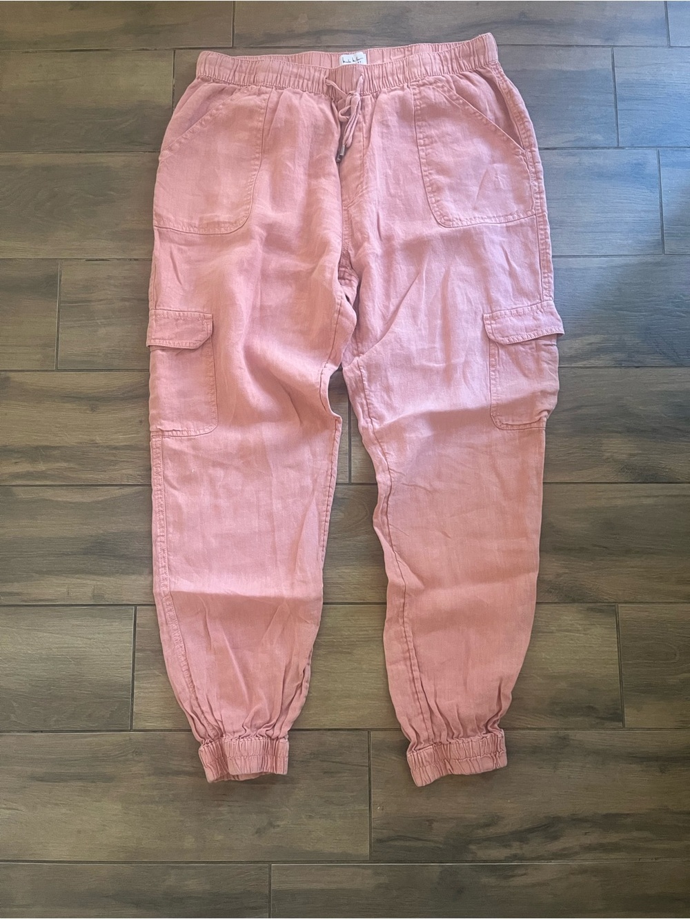 Nichole Miller 100% linen pants Large